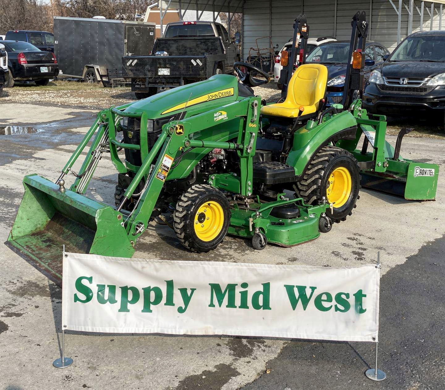 2014 John Deere 1023E MFWD Tractor - Image 1