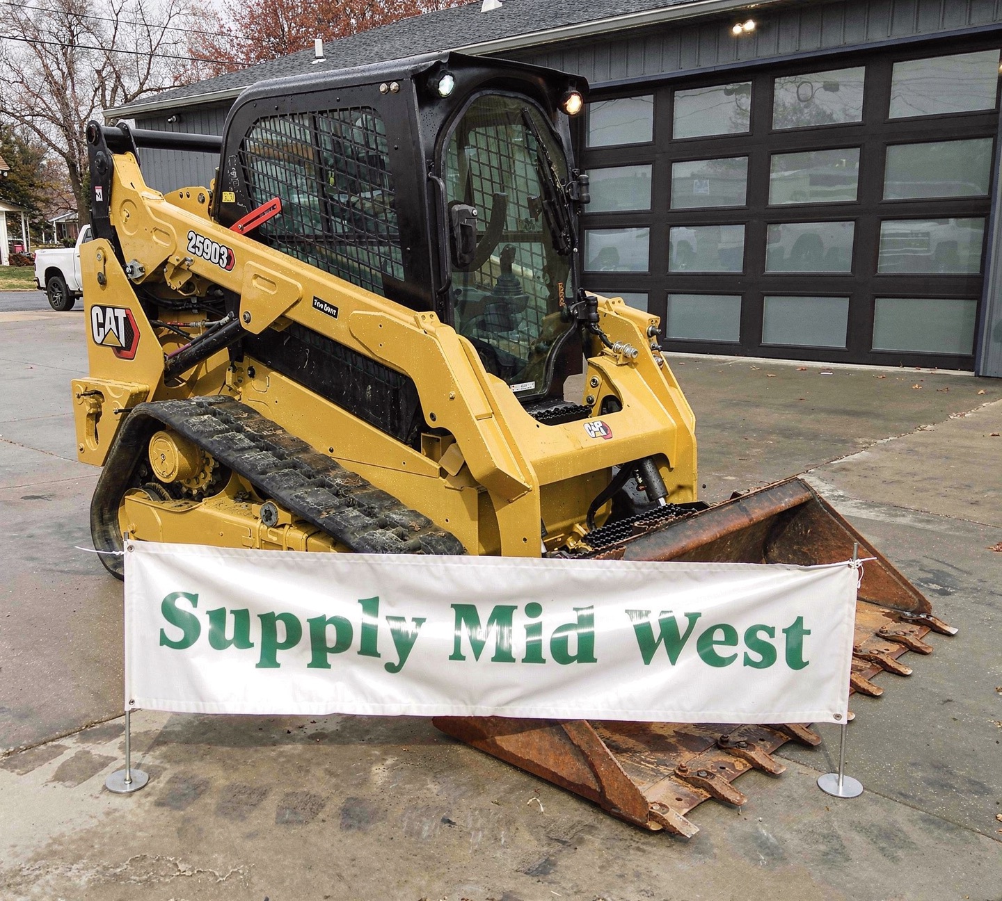 2020 Caterpillar 259D3 Tracked Skid Steer Loader thumbnail 4