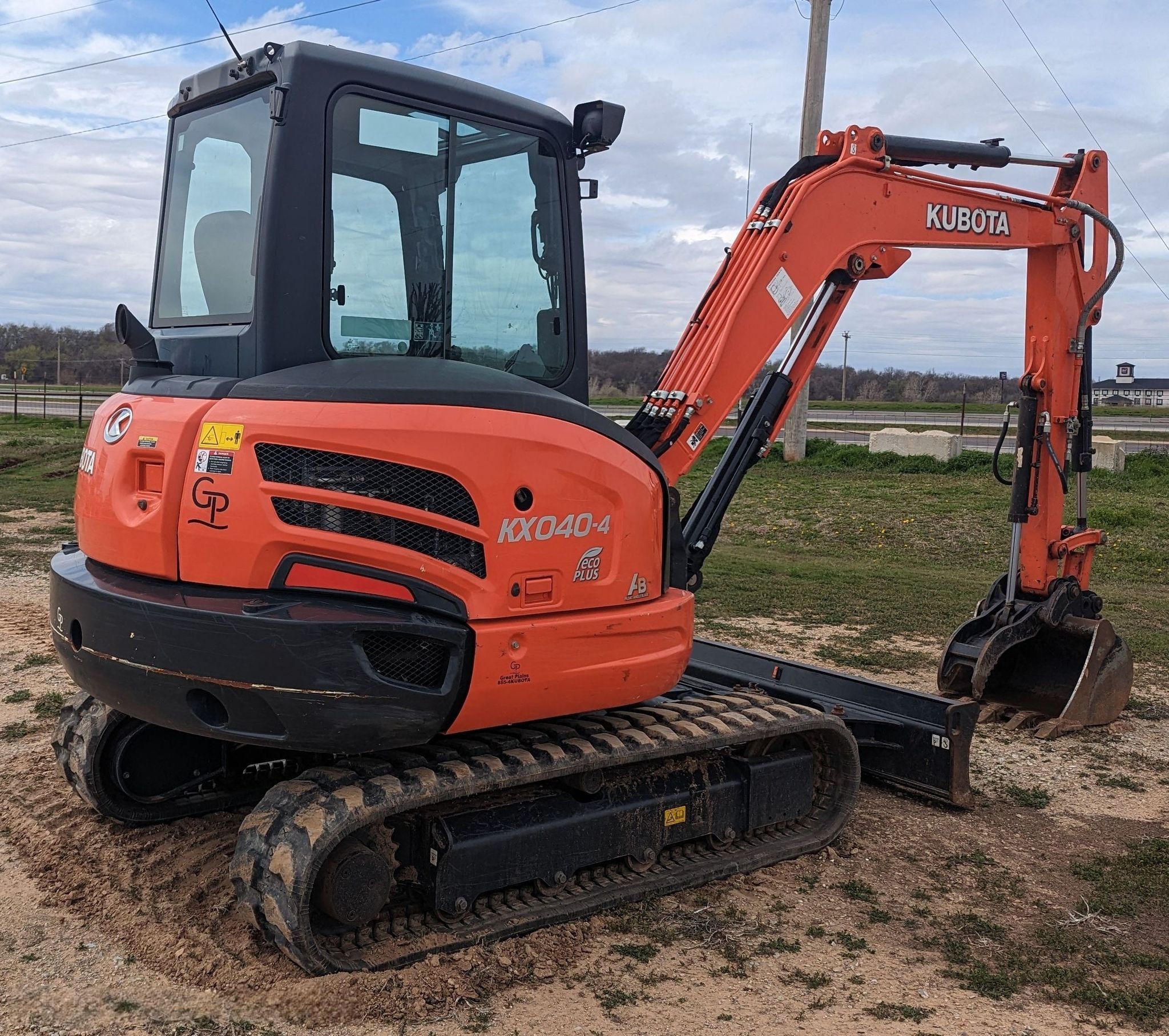 2020 Kubota KX040-4 Mini Excavator thumbnail 3